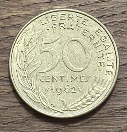 50 Сантимов Франция 1962г.
