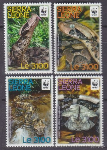 2011 Сьерра-Леоне 5498-5501 WWF / Рептилии