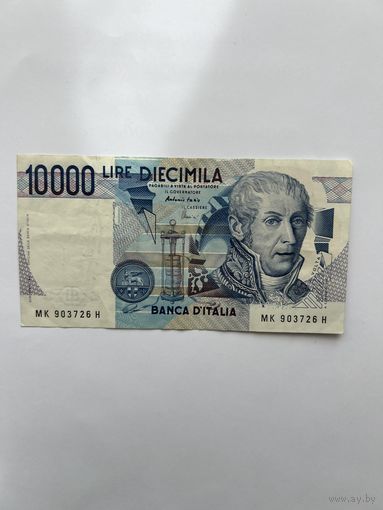 Италия. 10000 лир. 1984 год