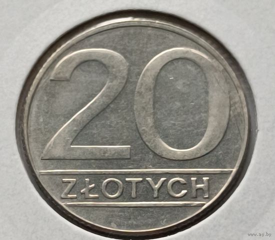 Польша. 20 злотых 1989 года. (*)