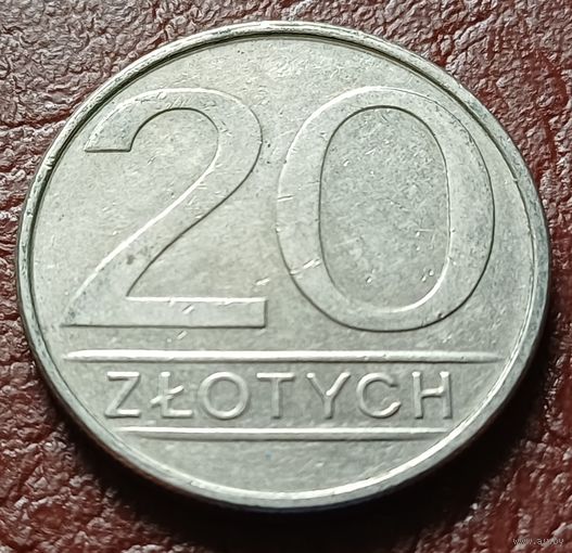 Польша 20 злотых, 1986      ( 1-14-4 )