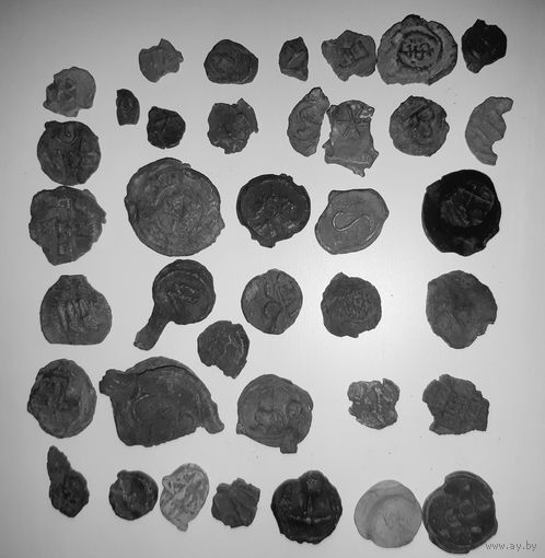 Вислые печати и пломбы Дрогиченского типа