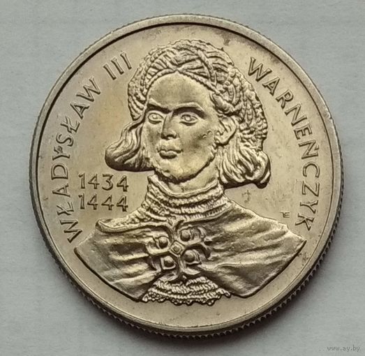 Польша 10000 злотых 1992 г. Польские правители. Владислав III Варненьчик (1434-1444)