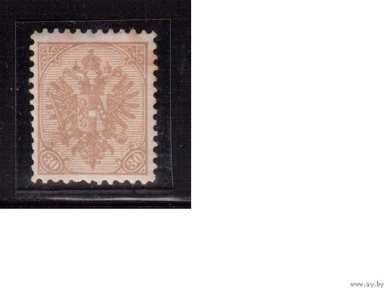 Босния(Австро-Венгрия)-1900,(Мих.18В) *   , Стандарт, Герб, зуб. 10 1/2, (Каталог=200 е)