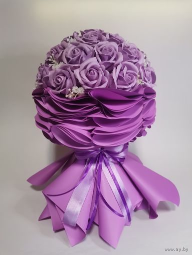 Букет из мыльных цветов