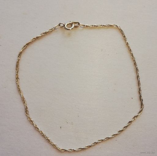 Браслет, серебро 925пр, 24 см, 1. 46 гр.