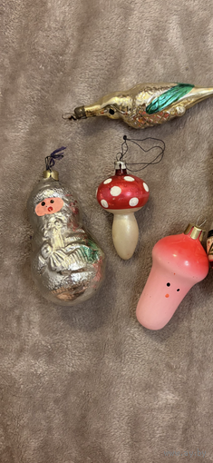 Елочные игрушки СССР лот