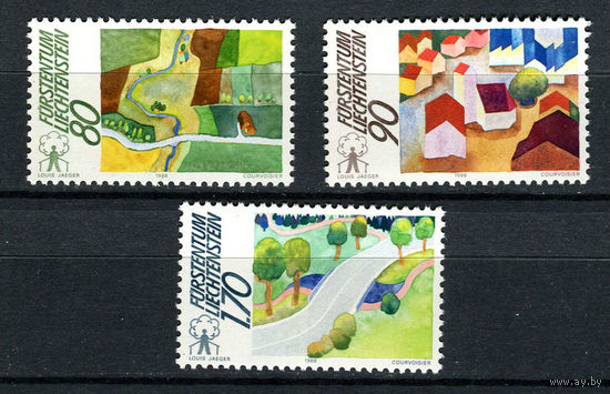 Лихтенштейн - 1988 - Европейская кампания для сельской местности - [Mi. 939-941] - полная серия - 3 марки. MNH.