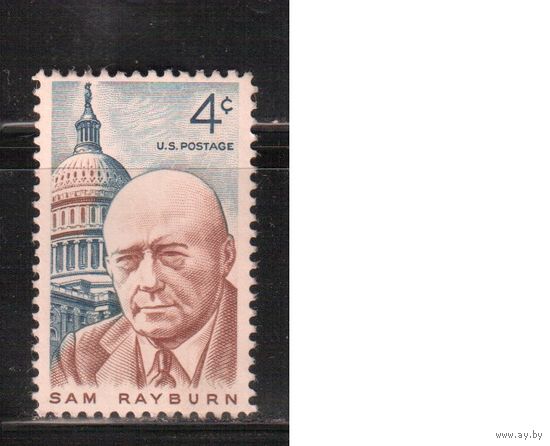 США-1962, (Мих.832),  *   ,  Личности, Архитектура  (одиночка)