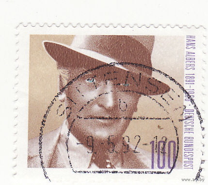 100-летию со дня рождения Ганса Альберса, актер 1991 год