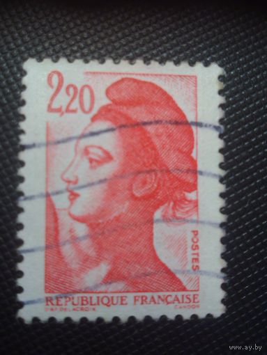 Франция. Стандарт. 1985г. гашеная
