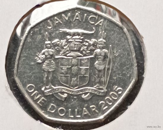 Ямайка 1 доллар 2005 года. (*).