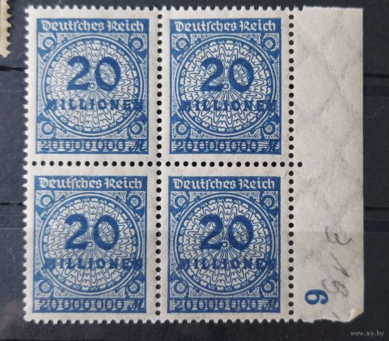 Германия 1923 Mi.319 MNH**