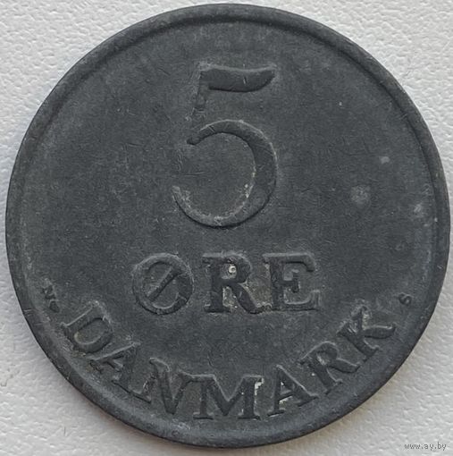 Дания 5 эре 1953 г.