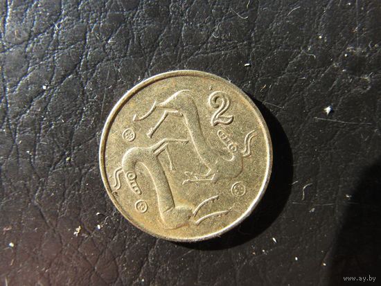 Кипр. 2 цента.1991. С 20 копеек. Распродажа коллекции. Смотрите другие лоты.