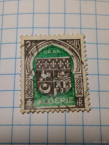 Марка Алжир 1947 год