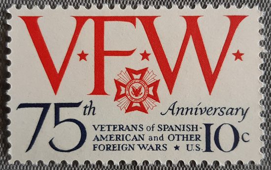 1974  75-летие организации " Ветераны зарубежных стран VFW"  США