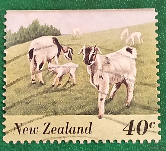 Новая Зеландия 1995. Животные скотного двора. Козы