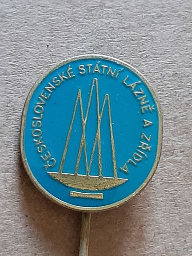 Значок CESKOSLOVENSKE STATNI LAZNE Чехословакия государственные бани