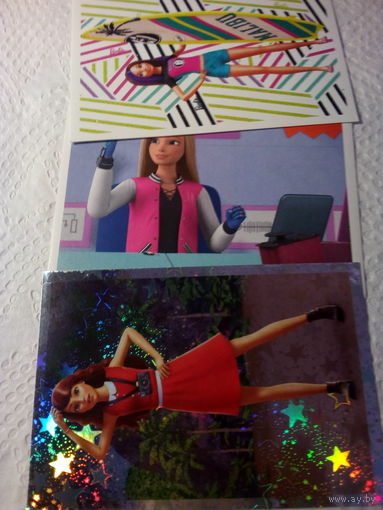 Наклейки Барби 2021 год. сборный лот(3 шт) 9.167.168.