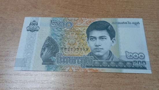 200 риэлей 2022 года Камбоджи