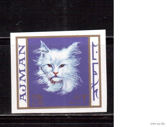 Фауна , Аджман-1968(Мих.321В) , **, Кошки