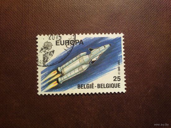 Бельгия 1991 г.Европа (C.E.P.T.) 1991 - Европа в космосе.Космический челнок "Гермес"./10а/