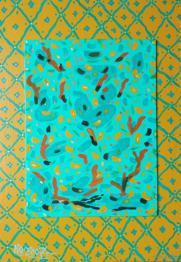 Осень (начало) , акрил, 2007, Котов Олег