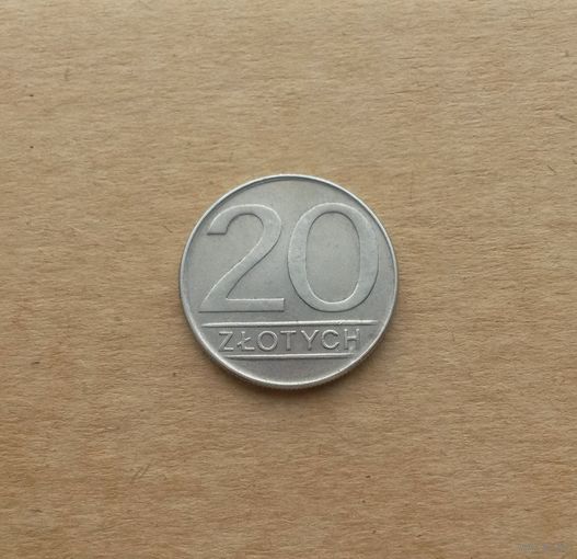Польша, 20 злотых 1987 г.