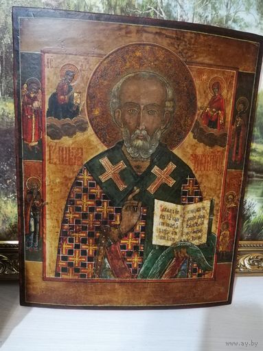 Икона "Николай Чудотворец". Большая. Обмен