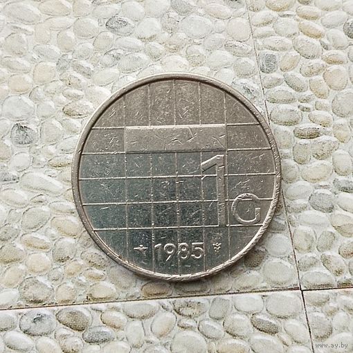 1 гульден 1985 года Нидерланды. Королева Беатрис.