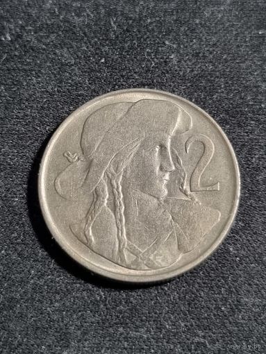Чехословакия 2 кроны 1948