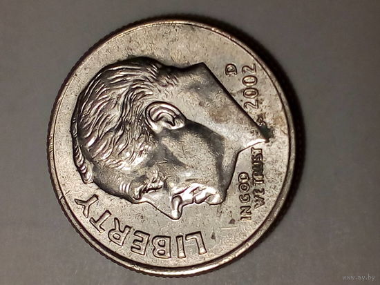 10 центов США 2002 D год