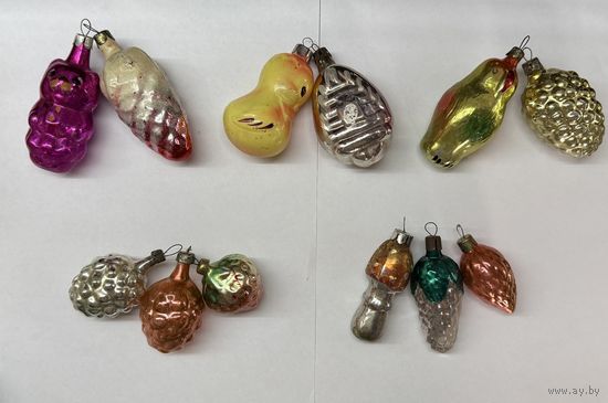 Елочные игрушки СССР цена за все СССР