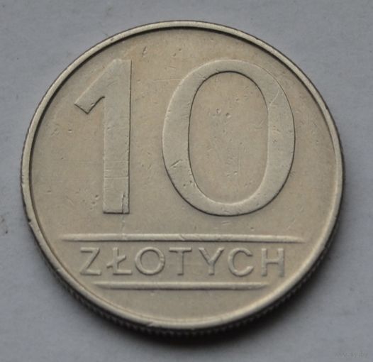 Польша, 10 злотых 1986 г.