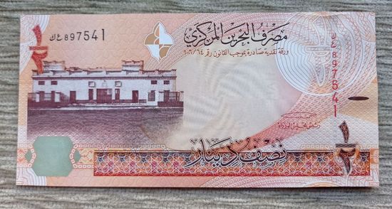 Werty71 Бахрейн 1/2 динара 2006 UNC банкнота