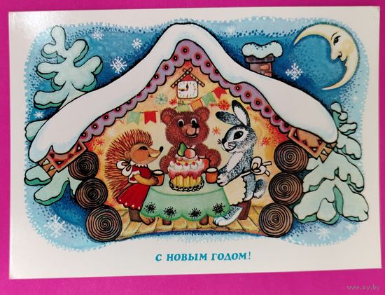 С новым годом! Чистая. 1984 года. Грудинина. 495.