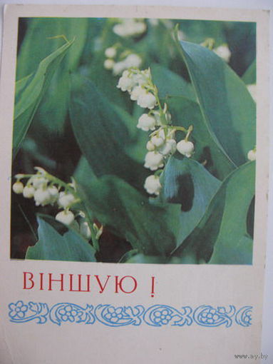 Поздравление  1972г. Беларусь