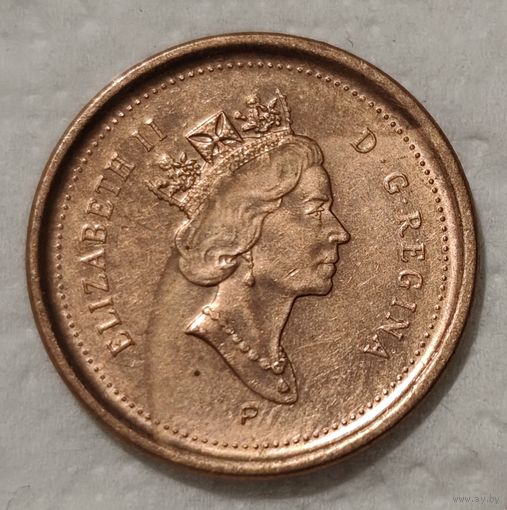 Канада 1 цент, 2003 Старый профиль /магнетик/ (14-12-29)