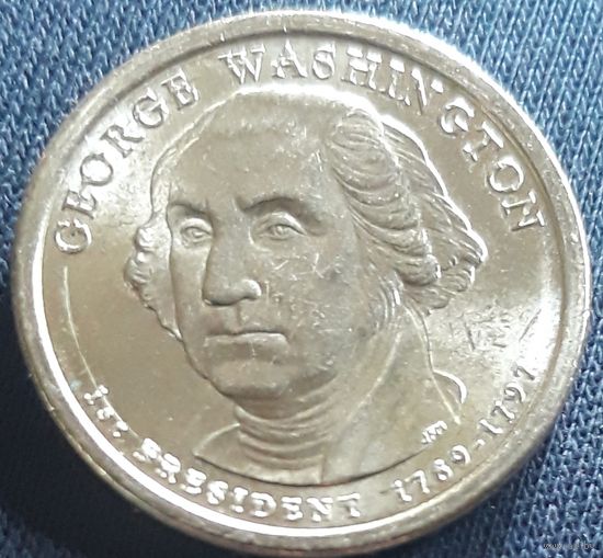 1 доллар 2007  D США Джордж Вашингтон