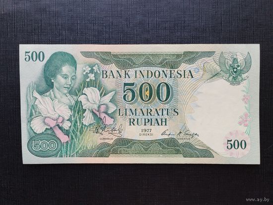 Индонезия 500 рупий 1977г unc, пресс