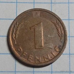 1 пфенниг 1991 A ФРГ