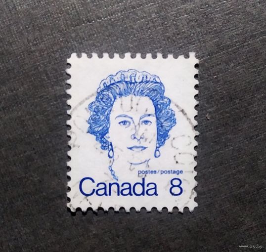 Марка Канада 1973 год Королева