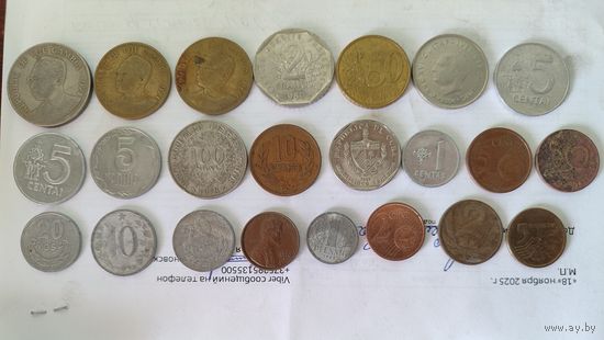 Лот монет, экзотика