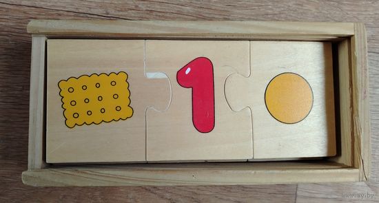 Математика для малышей Деревянная развивающая игра