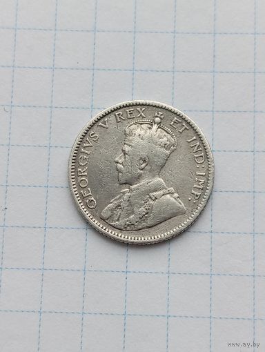 Канада 10 центов ( Безбожные) 1911 г. Георг V , только 1 год! нечастая!