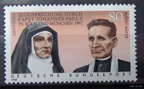 Германия, ФРГ 1988г. Mi.1352 MNH** полная серия