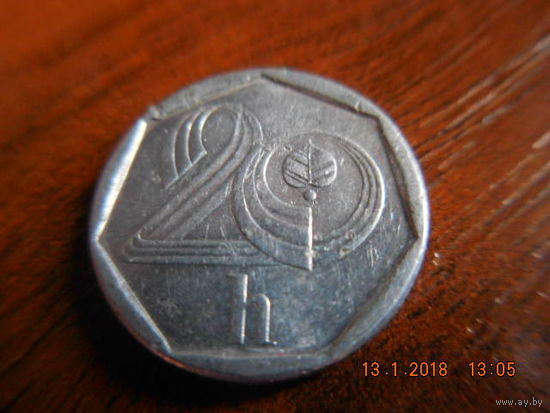 20 гелеров, Чехия, 1994 г.