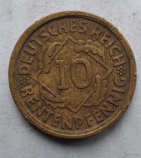 10 ПФЕНИНГОВ 1924 D