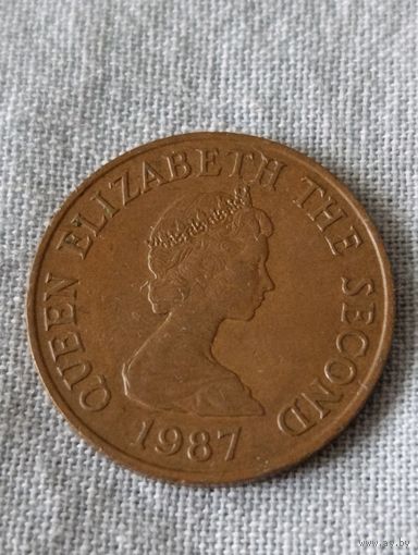 Великобритания. 2 пенса 1987 года. Джерси. (4)